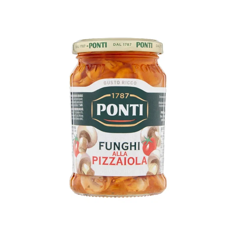 Ponti Champignon Mushrooms For Pizza 300g x 12 1 Ponti Champignon Mushrooms For Pizza 300g x 12