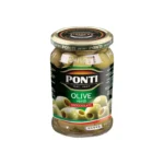 Ponti Pitted Green Olives 800/ 800g x 6