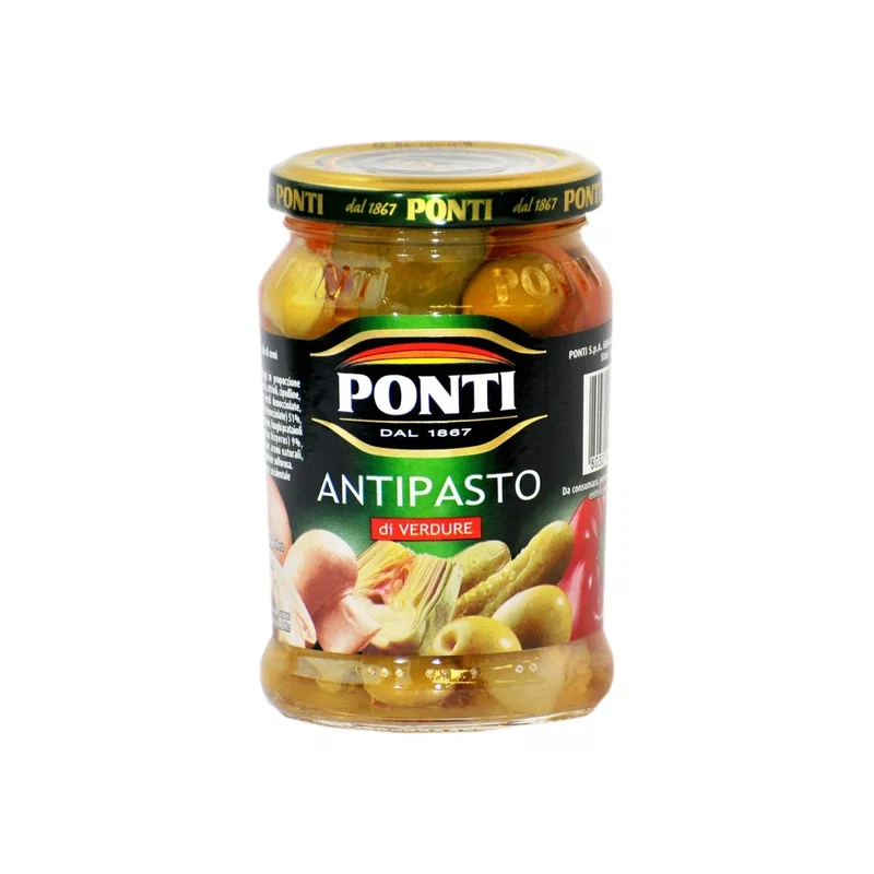 Ponti Vegetable Antipasto 280g x 12 1 Ponti Vegetable Antipasto 280g x 12