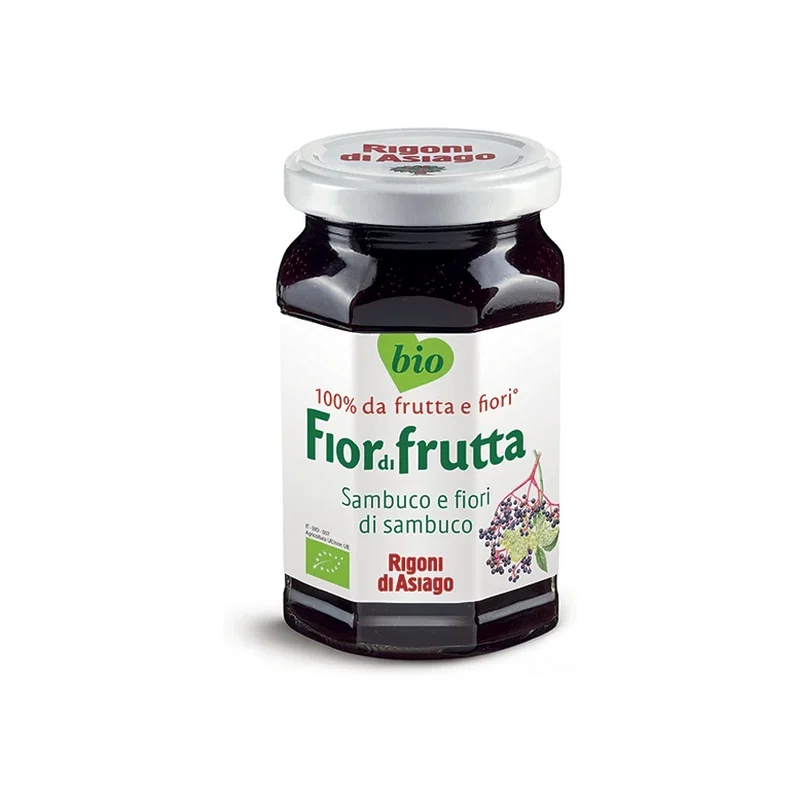 rigoni organic elderflower jam 250g x 6 132099 PickingCherry.com