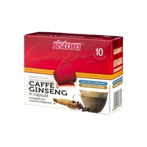 Ristora Ginseng Coffee Pods x10 75g x 6