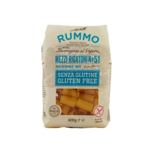 Rummo Gluten Free Mezzi Rigatoni Pasta F51 400g x 12