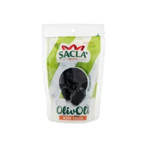 Sacla' Olipak Black Toste Olives Packet 100g x 24