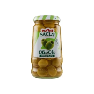 Sacla' Pitted Green Olives 290g x 12
