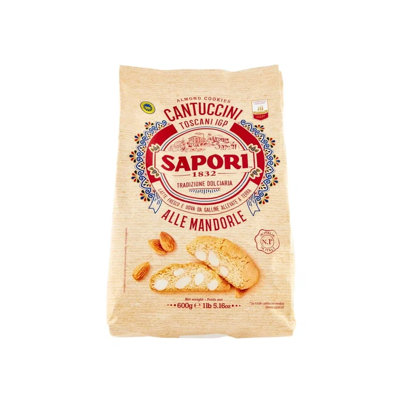 Sapori Cantuccini Biscuits 0.600 600g x 6 1 Sapori Cantuccini Biscuits 0.600 600g x 6