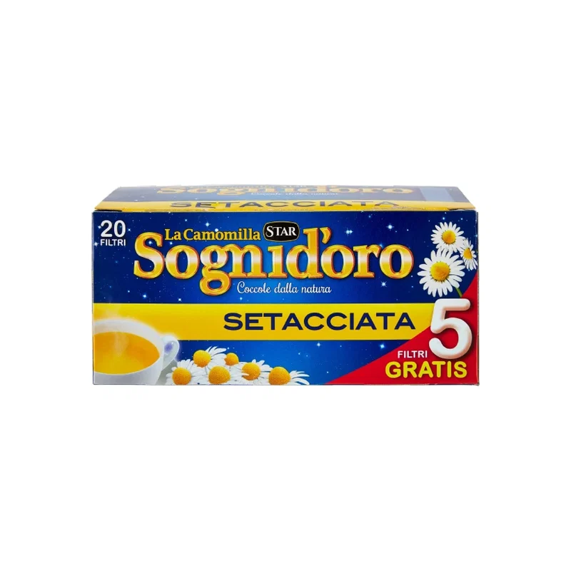 sogni d oro chamomile tea 15 5 teabags 33g x 12 149337 PickingCherry.com