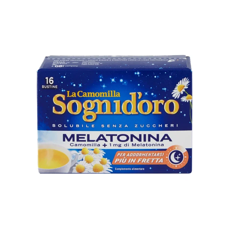 Sogni D'Oro Melatonin Chamomile 16 Sachets 64g x 12 1 Sogni D'Oro Melatonin Chamomile 16 Sachets 64g x 12