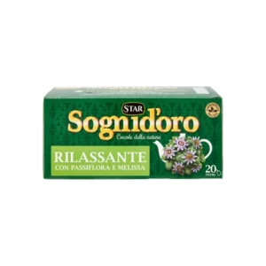 Sogni D'Oro Relaxing Herbal Tea 20 Teabags 33g x 12
