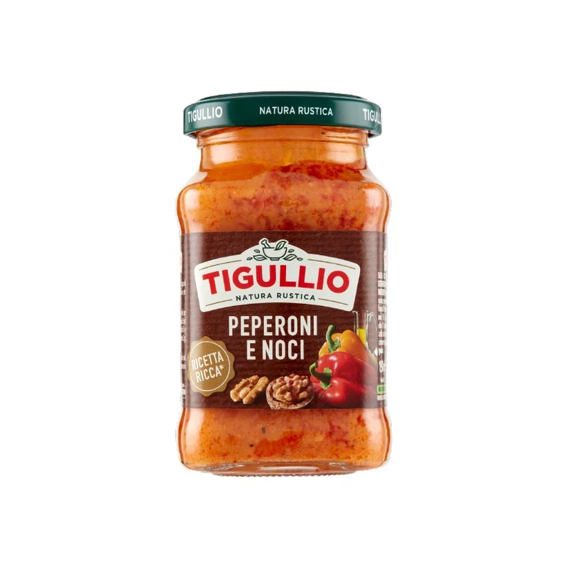 Tigullio Peppers/Walnuts Pesto Jar 190g x 12