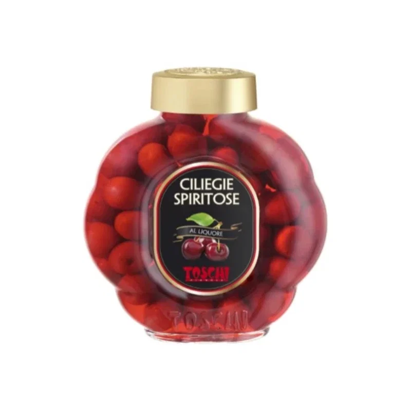 Toschi Cherries In Liqueur Jar 23' 510g x 6 1 Toschi Cherries In Liqueur Jar 23' 510g x 6