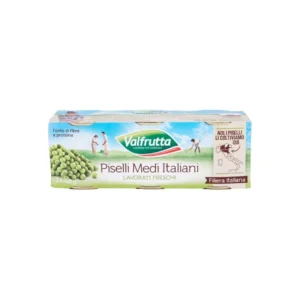 Valfrutta Medium Peas 0.410X3 1.23kg x 8