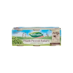 Valfrutta Small Peas 0.410X3 1.23kg x 8