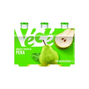 Vege' Pear Juice&Pulp 0.125Lx6 Bt x 8