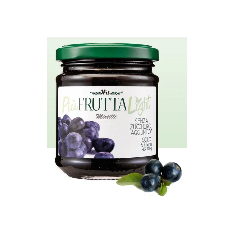 Vis Light Blueberry Jam 220g x 6 7 vis light blueberry jam 220g x 6 178454 PickingCherry.com