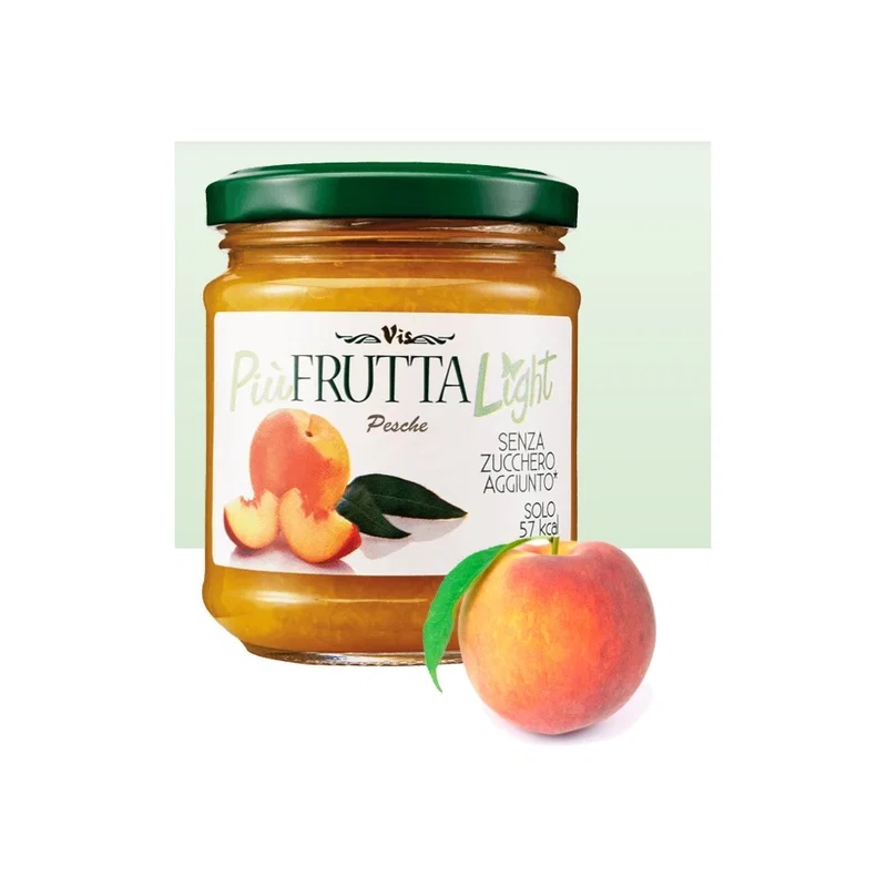 Vis Light Peach Jam 220g x 6 8 vis light peach jam 220g x 6 176703 PickingCherry.com
