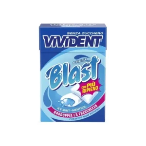 Vivident Fresh Blast Blue Chewing Gum Box 30g x 20