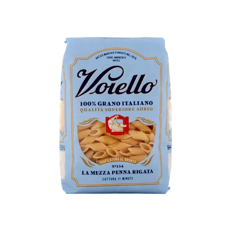 Voiello Mezze Penne Pasta 154 500g x 18 1 Voiello Mezze Penne Pasta 154 500g x 18