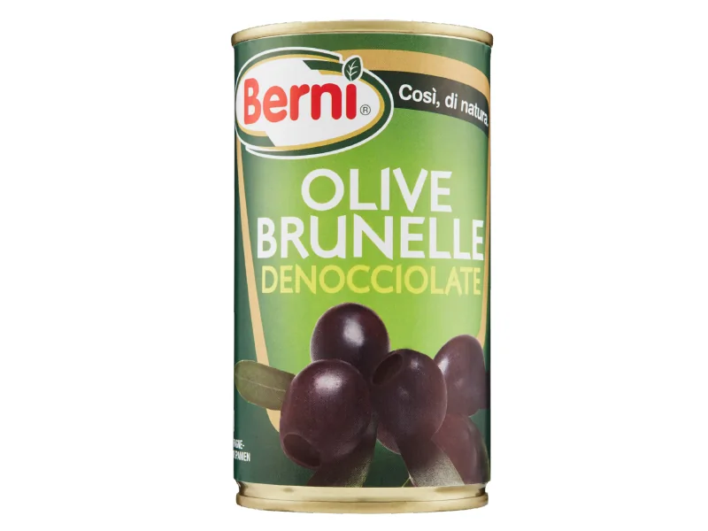 Berni Pitted Brunelle Olives 350g x 12 1 Berni Pitted Brunelle Olives 350g x 12
