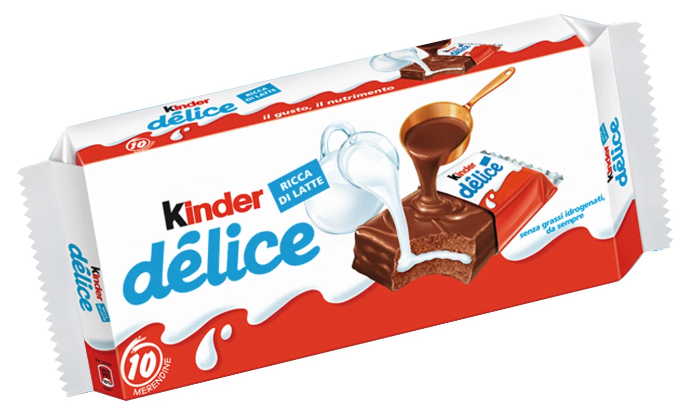 Kinder Délice Chocolate Snack Cakes 390g x 14 1 Kinder Délice Chocolate Snack Cakes 390g x 14